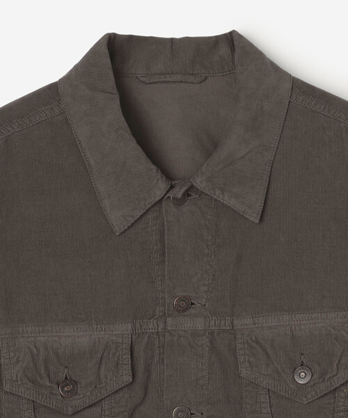 Kaptain Sunshine（キャプテン サンシャイン）の「KAPTAIN SUNSHINE | コットンコーデュロイ T-3ジャケット MEN（その他アウター・メンズ・ライトブルー/グレー・4/3）」の6枚目の写真