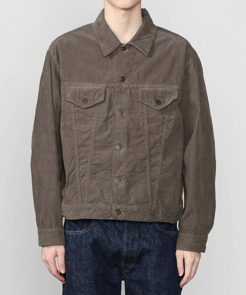 Kaptain Sunshine（キャプテン サンシャイン）の「KAPTAIN SUNSHINE | コットンコーデュロイ T-3ジャケット MEN（その他アウター・メンズ・ライトブルー/グレー・4/3）」の12枚目の写真