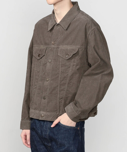 Kaptain Sunshine（キャプテン サンシャイン）の「KAPTAIN SUNSHINE | コットンコーデュロイ T-3ジャケット MEN（その他アウター・メンズ・ライトブルー/グレー・4/3）」の16枚目の写真