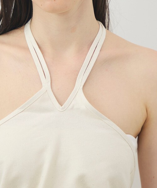 BASERANGE(ベースレンジ)の「BASERANGE MAR TOP シルク ホルターネックトップ(シャツ/ブラウス・レディース・ブラック・S)」の6枚目の写真