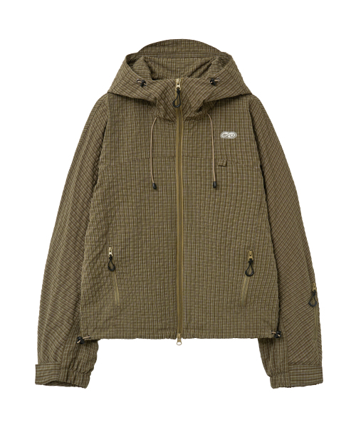 PARAKEET(パラキート)の「プレイドライトテックウィンドジャケット(モスカーキ)(ナイロンジャケット・レディース・モスグリーン・FREE)」の4枚目の写真