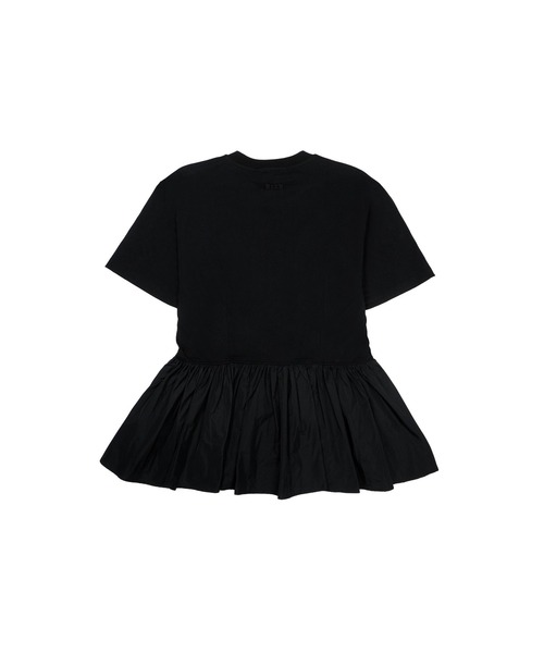 MSGM(エムエスジーエム)の「タフタフリル クルーネックTシャツ(Tシャツ/カットソー・レディース・ブラック/ホワイト・M/S)」の5枚目の写真