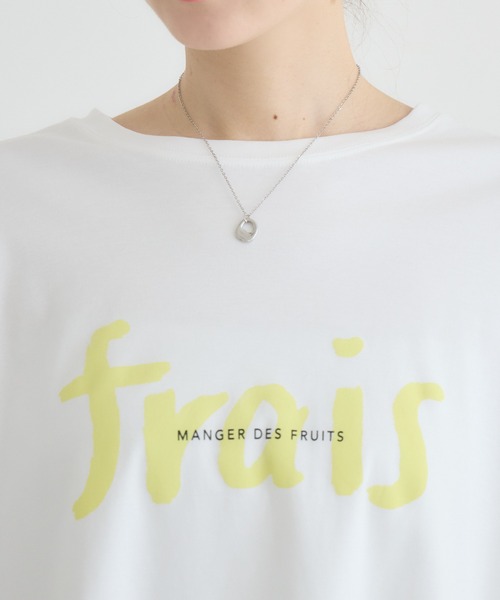 KATHARINE ROSS（キャサリンロス）の「【KATHARINE ROSS】ハンドロゴポンチョロンT（Tシャツ/カットソー・レディース・オフホワイト/イエロー・FREE）」の10枚目の写真