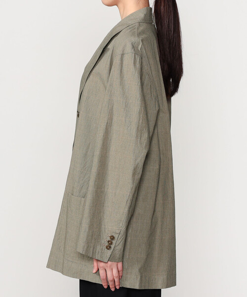 Bshop(ビショップ)の「CHEMISE D'ADAM | 〈別注〉コットン ダブルブレスト シャツジャケット WOMEN(テーラードジャケット・レディース・ブラウン系その他・36/38)」の10枚目の写真