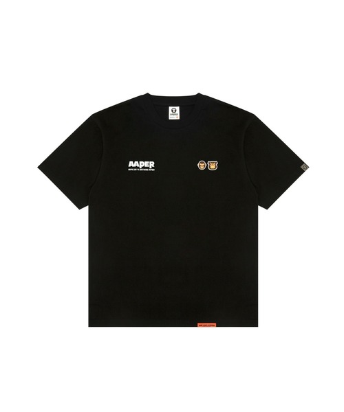 AAPE BY A BATHING APE(エーエイプバイアベイシングエイプ)の「AAPER "ALDO & BRAVO" TEE(Tシャツ/カットソー・メンズ・アイボリー/ブラック・MEDIUM/LARGE/X-LARGE/XX-LARGE/SMALL)」の2枚目の写真