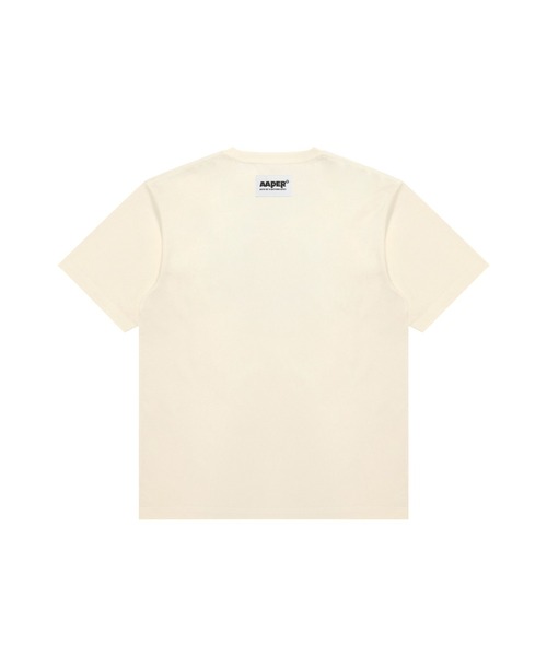 AAPE BY A BATHING APE(エーエイプバイアベイシングエイプ)の「AAPER "ALDO & BRAVO" TEE(Tシャツ/カットソー・メンズ・アイボリー/ブラック・MEDIUM/LARGE/X-LARGE/XX-LARGE/SMALL)」の7枚目の写真