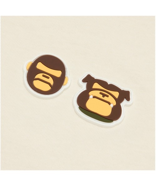 AAPE BY A BATHING APE(エーエイプバイアベイシングエイプ)の「AAPER "ALDO & BRAVO" TEE(Tシャツ/カットソー・メンズ・アイボリー/ブラック・MEDIUM/LARGE/X-LARGE/XX-LARGE/SMALL)」の8枚目の写真