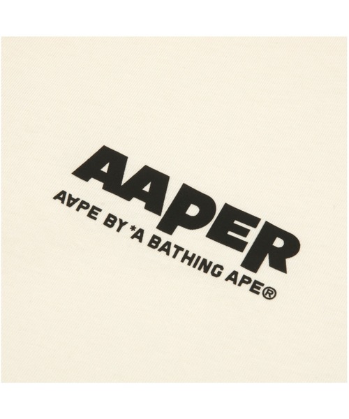 AAPE BY A BATHING APE(エーエイプバイアベイシングエイプ)の「AAPER "ALDO & BRAVO" TEE(Tシャツ/カットソー・メンズ・アイボリー/ブラック・MEDIUM/LARGE/X-LARGE/XX-LARGE/SMALL)」の9枚目の写真