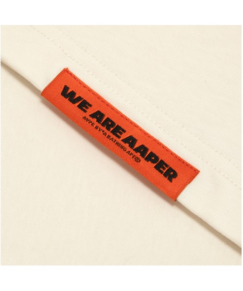 AAPE BY A BATHING APE(エーエイプバイアベイシングエイプ)の「AAPER "ALDO & BRAVO" TEE(Tシャツ/カットソー・メンズ・アイボリー/ブラック・MEDIUM/LARGE/X-LARGE/XX-LARGE/SMALL)」の10枚目の写真