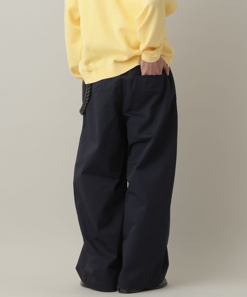RAGEBLUE（レイジブルー）の「Extra Chino Twill Straight Wide Pants/チノワイドタックストレートパンツ（チノパンツ・メンズ・ベージュ/ネイビー・MEDIUM/LARGE）」の14枚目の写真