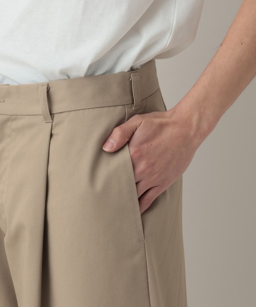 RAGEBLUE（レイジブルー）の「Extra Chino Twill Straight Wide Pants/チノワイドタックストレートパンツ（チノパンツ・メンズ・ベージュ/ネイビー・MEDIUM/LARGE）」の9枚目の写真