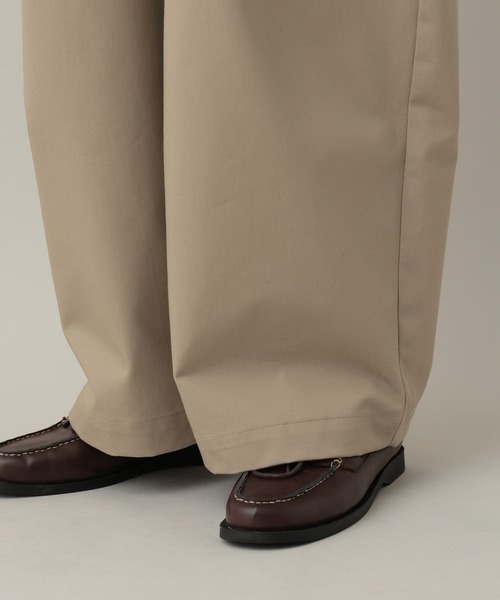 RAGEBLUE（レイジブルー）の「Extra Chino Twill Straight Wide Pants/チノワイドタックストレートパンツ（チノパンツ・メンズ・ベージュ/ネイビー・MEDIUM/LARGE）」の10枚目の写真