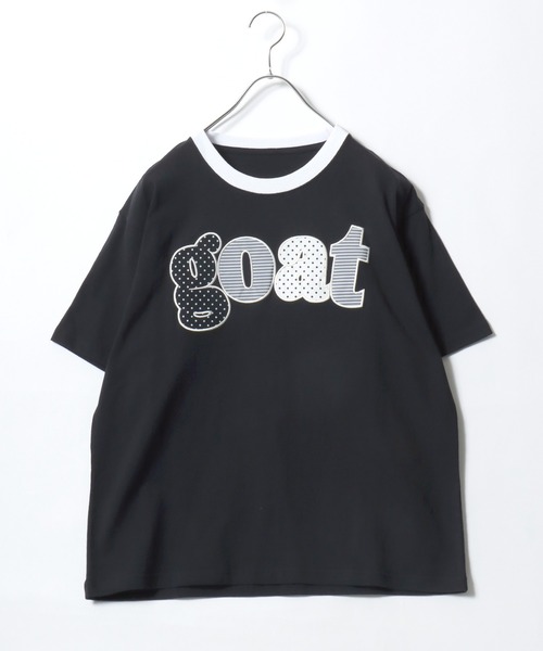Salong hameu（サロン ハミュー）の「別注 リメイク風チェックアップリケロゴTシャツ/韓国ストリート/Y2K/古着ライク/ユニセックス/Sサイズから展開（Tシャツ/カットソー・メンズ・ホワイト系その他/カモフラージュ/ホワイト×レッド/ブラック系その他/ブラック×イエロー/ホワイト×グリーン・M/S/L）」の16枚目の写真