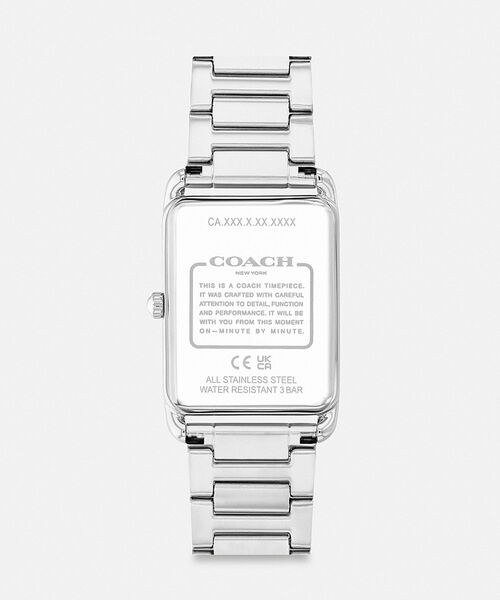 COACH(コーチ)の「エリオット ウォッチ・32MM X 26MM(アナログ腕時計・メンズ・グレー系その他・ONE)」の3枚目の写真