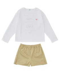 ROXY（ロキシー）の「ROXY キッズ BRIGHT RIDE その他ラッシュガード 【2026年春夏モデル】（ラッシュガード）」
