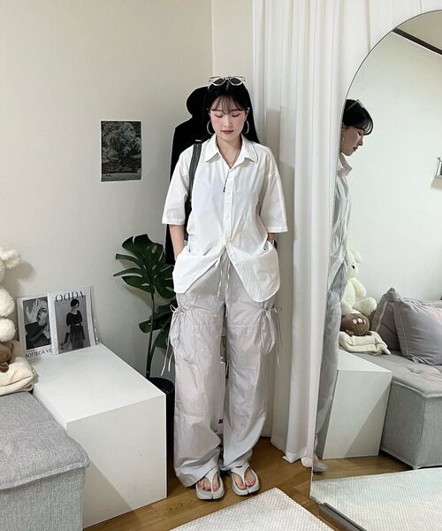 COVERNAT WOMAN（カバーナットウーマン）の「ウーマンストリングフルードカーゴパンツライトピンク（スウェットパンツ・レディース・その他・WS/WM）」の15枚目の写真