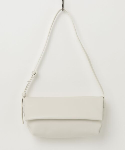 anuke（アンヌーク）の「Ecoleather Wrap Bag 62611009（ショルダーバッグ・メンズ・ブラック/オフホワイト・FREE）」の12枚目の写真