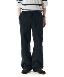 SECONDMONO（セカンドモノローグ）の「Semi Wide Twill Cotton Chino Pants [BLACK]_SEPT051BLACK（その他パンツ）」