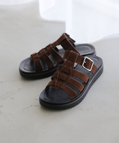 LOWRYS FARM(ローリーズファーム)の「カンドウフィットグルカサンダル 638120(サンダル・レディース・ブラック/ブラウン/ホワイト/シルバー・LARGE/MEDIUM)」の5枚目の写真