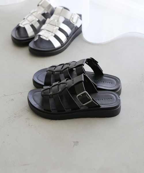 LOWRYS FARM(ローリーズファーム)の「カンドウフィットグルカサンダル 638120(サンダル・レディース・ブラック/ブラウン/ホワイト/シルバー・LARGE/MEDIUM)」の6枚目の写真