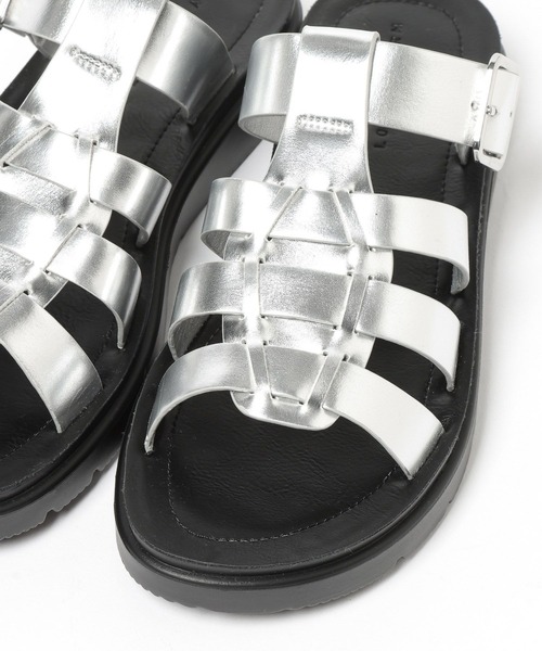 LOWRYS FARM(ローリーズファーム)の「カンドウフィットグルカサンダル 638120(サンダル・レディース・ブラック/ブラウン/ホワイト/シルバー・LARGE/MEDIUM)」の13枚目の写真