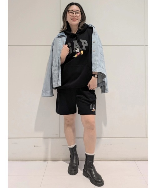GAP（ギャップ）の「Gap × ディズニー ミッキーマウス GAPロゴ ショートパンツ（その他パンツ・メンズ・ベージュ/ライトブルー/ブラック・XS/S/M/L/XL）」の18枚目の写真