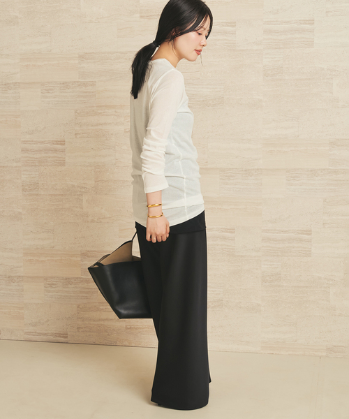 追加》LIGHT SHEER LONG Tシャツ 2（Tシャツ/カットソー）｜Plage
