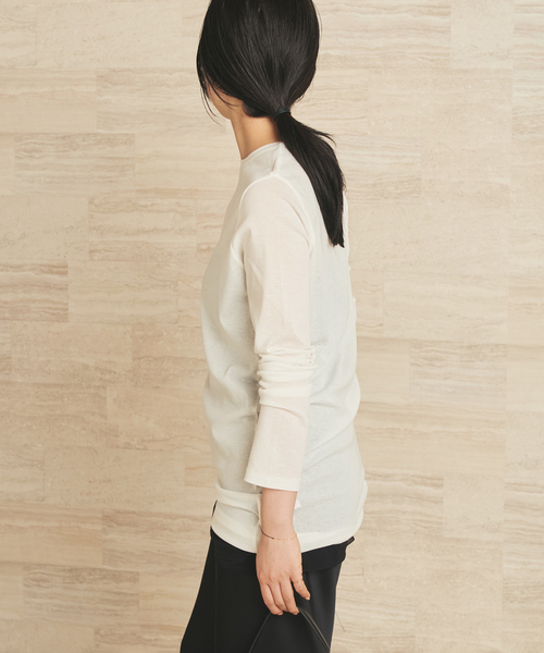 追加》LIGHT SHEER LONG Tシャツ 2（Tシャツ/カットソー）｜Plage
