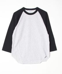 WALLA WALLA SPORT（ワラワラスポーツ）の「WALLA WALLA SPORT【ワラワラスポーツ】 - 3/4 BASEBALL TEE ASH 2-TONE / 3/4 ベースボール ティー アッシュ 2トーン（Tシャツ/カットソー）」