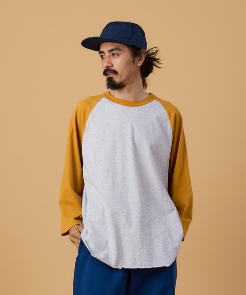 WALLA WALLA SPORT(ワラワラスポーツ)の「3/4 BASEBALL TEE ASH 2-TONE / 3/4 ベースボール ティー アッシュ 2トーン(Tシャツ/カットソー・メンズ・その他3/その他5/その他4/その他7/その他1/その他6/その他8/その他9/その他2・X-LARGE/XX-LARGE/XXX-LARGE/MEDIUM/LARGE/SMALL)」の6枚目の写真
