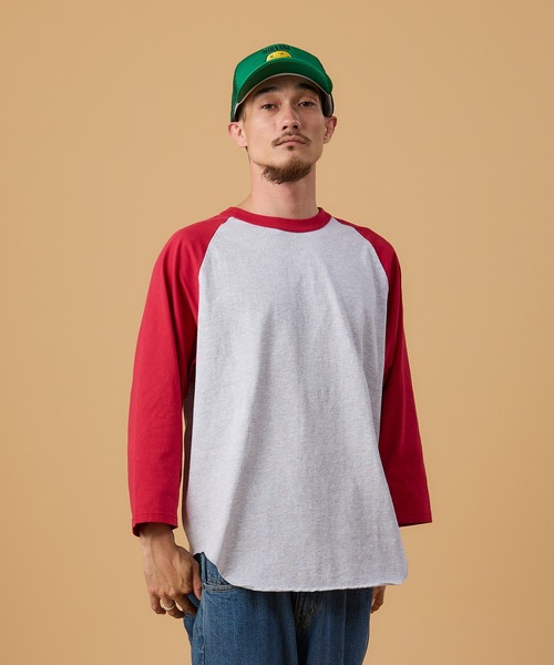 WALLA WALLA SPORT(ワラワラスポーツ)の「3/4 BASEBALL TEE ASH 2-TONE / 3/4 ベースボール ティー アッシュ 2トーン(Tシャツ/カットソー・メンズ・その他3/その他5/その他4/その他7/その他1/その他6/その他8/その他9/その他2・X-LARGE/XX-LARGE/XXX-LARGE/MEDIUM/LARGE/SMALL)」の8枚目の写真