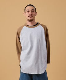 3/4 BASEBALL TEE ASH 2-TONE / 3/4 ベースボール ティー アッシュ 2トーン