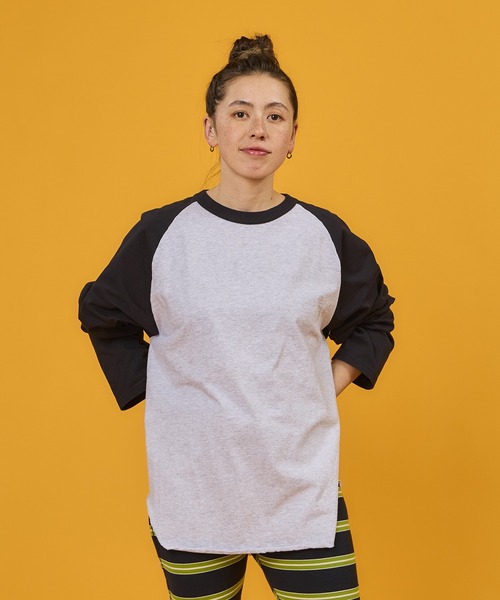 WALLA WALLA SPORT(ワラワラスポーツ)の「3/4 BASEBALL TEE ASH 2-TONE / 3/4 ベースボール ティー アッシュ 2トーン(Tシャツ/カットソー・メンズ・その他3/その他5/その他4/その他7/その他1/その他6/その他8/その他9/その他2・X-LARGE/XX-LARGE/XXX-LARGE/MEDIUM/LARGE/SMALL)」の11枚目の写真
