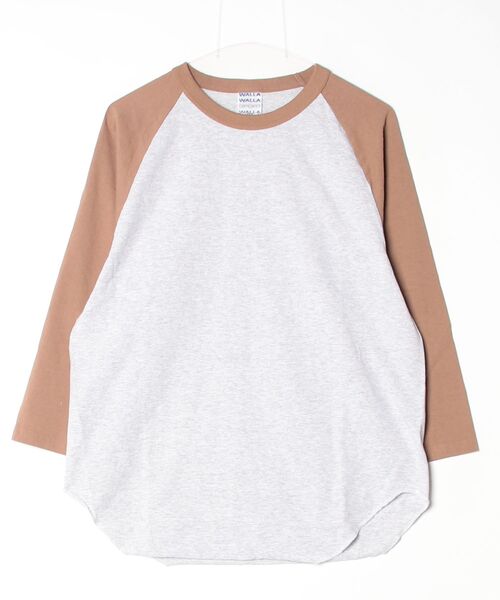 WALLA WALLA SPORT(ワラワラスポーツ)の「3/4 BASEBALL TEE ASH 2-TONE / 3/4 ベースボール ティー アッシュ 2トーン(Tシャツ/カットソー・メンズ・その他3/その他5/その他4/その他7/その他1/その他6/その他8/その他9/その他2・X-LARGE/XX-LARGE/XXX-LARGE/MEDIUM/LARGE/SMALL)」の17枚目の写真