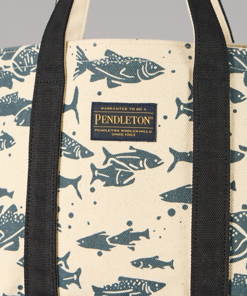 PENDLETON(ペンドルトン)の「【 PENDLETON / ペンドルトン 】SALMON CANVAS MINI TOTE / サーモンキャンバスミニトート(トートバッグ・レディース・ブラック/ブルー・FREE)」の10枚目の写真