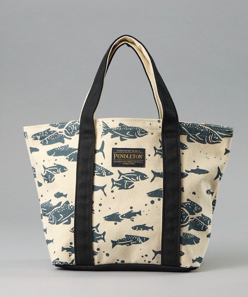 PENDLETON(ペンドルトン)の「【 PENDLETON / ペンドルトン 】SALMON CANVAS MINI TOTE / サーモンキャンバスミニトート(トートバッグ・レディース・ブラック/ブルー・FREE)」の16枚目の写真