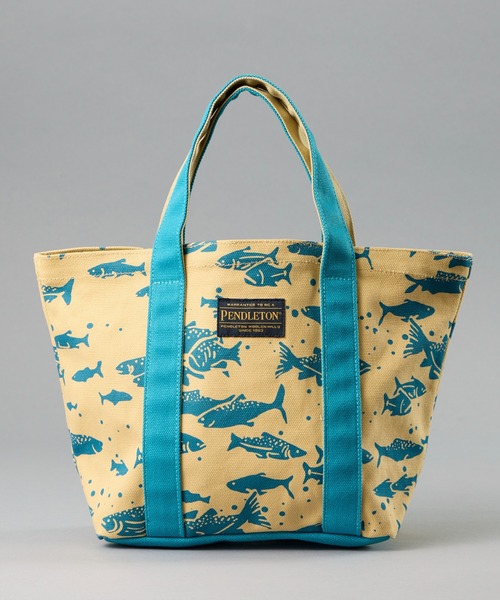PENDLETON(ペンドルトン)の「【 PENDLETON / ペンドルトン 】SALMON CANVAS MINI TOTE / サーモンキャンバスミニトート(トートバッグ・レディース・ブラック/ブルー・FREE)」の17枚目の写真