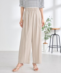 タックワイドパンツ