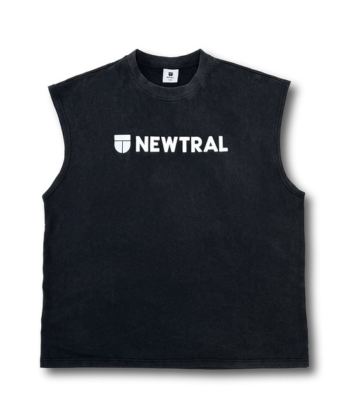 ムラサキスポーツ(ムラサキスポーツ)の「NEWTRAL/ニュートラル タンクトップ ロゴ NT2262009(タンクトップ・メンズ・ブラック・M/L/XL)」の1枚目の写真