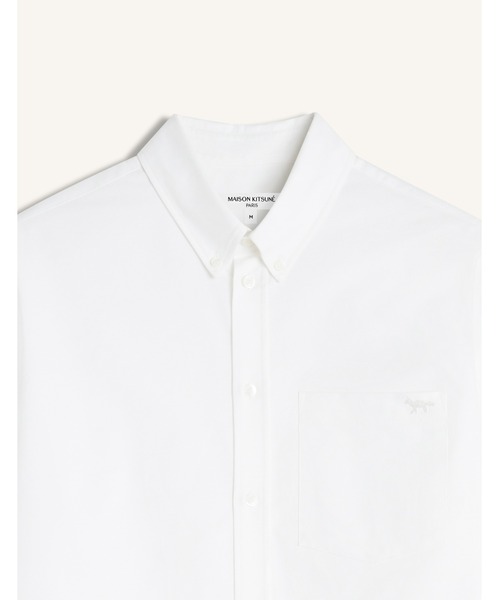 Maison Kitsune(メゾンキツネ)の「PROFILE FOX REGULAR SHIRT(シャツ/ブラウス・メンズ・ホワイト・XS/S/M/L/XL)」の3枚目の写真