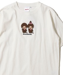 ADPOSION | 【Monchhichi / モンチッチ】フロント刺繍クルーネックTシャツ(Tシャツ/カットソー)