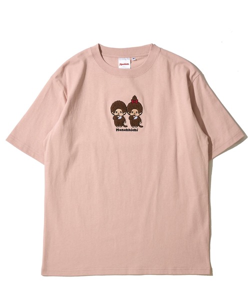 ADPOSION(アドポーション)の「【Monchhichi / モンチッチ】フロント刺繍クルーネックTシャツ(Tシャツ/カットソー・レディース・イエロー/ホワイト/ブラック/ピンク・MEDIUM/SMALL/LARGE)」の11枚目の写真