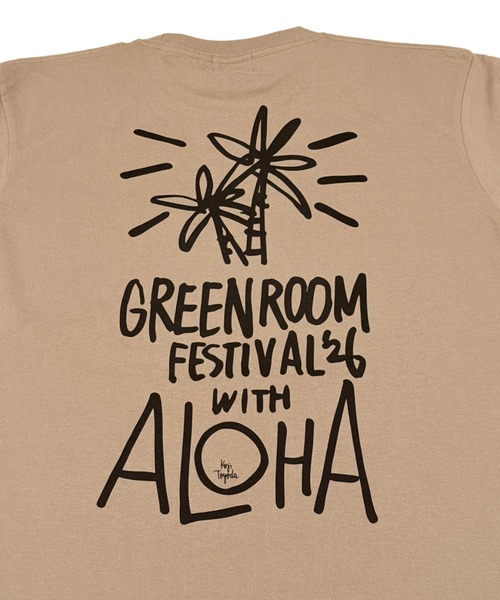GREENROOM（グリーンルーム）の「【GREENROOM FESTIVAL / グリーンルーム フェスティバル】KOJI TOYODA × GREENROOM FESTIVAL 26 TEE（Tシャツ/カットソー・メンズ・サンドベージュ・X-LARGE/LARGE/MEDIUM）」の2枚目の写真