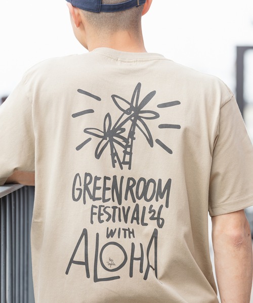 GREENROOM（グリーンルーム）の「【GREENROOM FESTIVAL / グリーンルーム フェスティバル】KOJI TOYODA × GREENROOM FESTIVAL 26 TEE（Tシャツ/カットソー・メンズ・サンドベージュ・X-LARGE/LARGE/MEDIUM）」の6枚目の写真