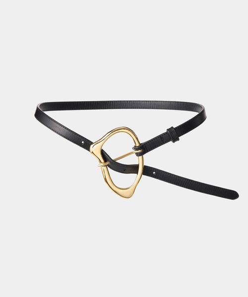 HARUNOBUMURATA/ハルノブムラタ】NOA BELT/レザーバックルベルト