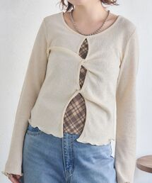 RETRO GIRL | ツイストデザインCT(Tシャツ/カットソー)