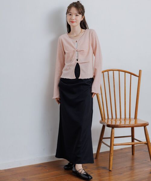 RETRO GIRL（レトロガール）の「ツイストデザインCT（Tシャツ/カットソー・レディース・ピンク/ナチュラル/ブルー・FREE）」の17枚目の写真