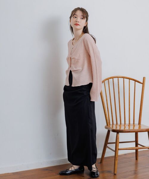 RETRO GIRL（レトロガール）の「ツイストデザインCT（Tシャツ/カットソー・レディース・ピンク/ナチュラル/ブルー・FREE）」の19枚目の写真