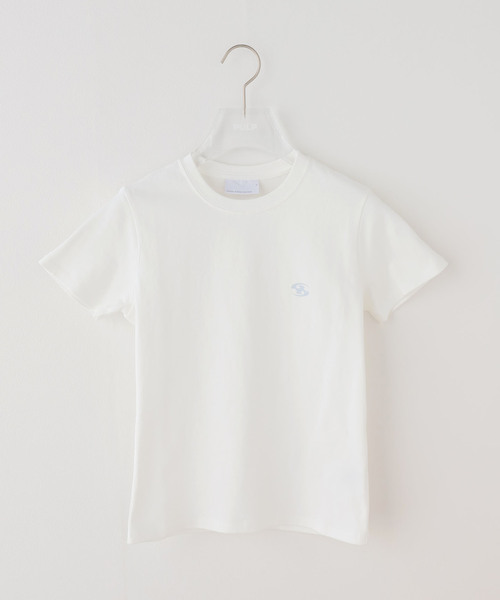 SAN SAN GEAR(サンサンギア)の「SAN SAN GEAR / サンサンギア LOGO T-SHIRT W(Tシャツ/カットソー・レディース・ホワイト/イエロー/ブラック・FREE)」の1枚目の写真