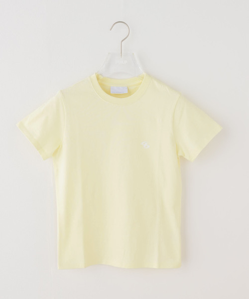 SAN SAN GEAR(サンサンギア)の「SAN SAN GEAR / サンサンギア LOGO T-SHIRT W(Tシャツ/カットソー・レディース・ホワイト/イエロー/ブラック・FREE)」の3枚目の写真